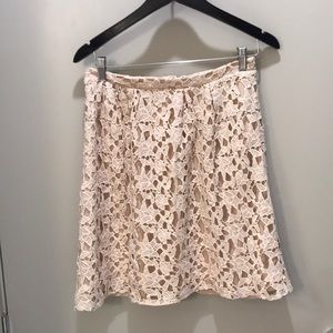 Cream skirt